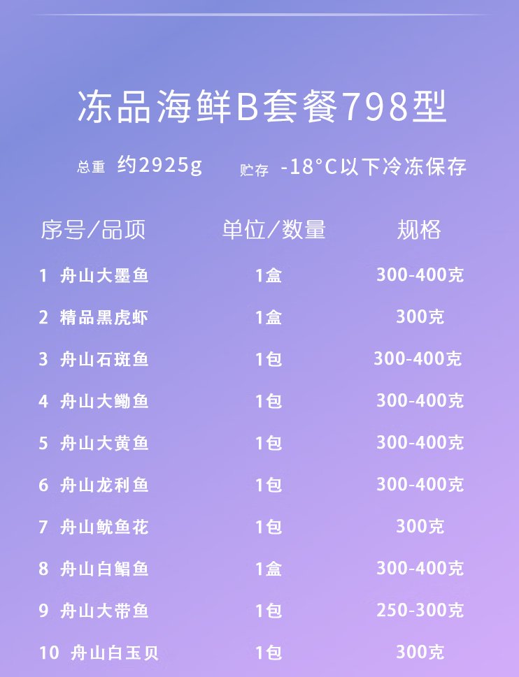 798型礼盒/券
